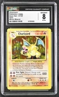 CGC 8 Charizard 1999 Base Set 4/102 Holo Minor Miscut ERROR Pokemon Card