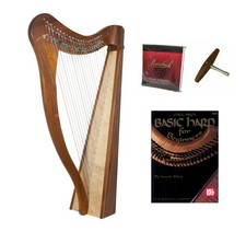 Roosebeck 22-String 5-Panel Heather Harp w/ Chelby Levers Play Book