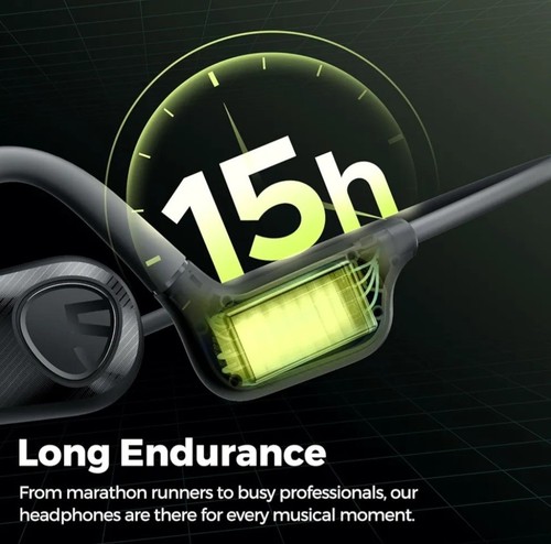 SoundPEATS Runfree Lite2 Cuffie Open-Ear per Run, Lavoro App Controllo Bluetooth - Foto 6 di 8