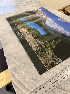Vintage 1997 Poster Banff National Park Alberta Canada 24  X 36  Printed In USA