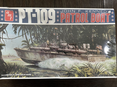 AMT PT-109 PT109 John F Kennedy 1/72  RARE  *SEALED* Patrol Boat US NAVY