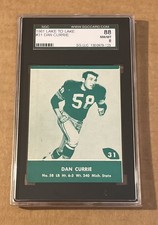 1961 PACKERS LAKE TO LAKE #31 DAN CURRIE SGC 8