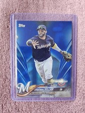 2018 Topps Opening Day JONATHAN VILLAR  Blue Foil  - BREWERS - #63 -RAW Mint   