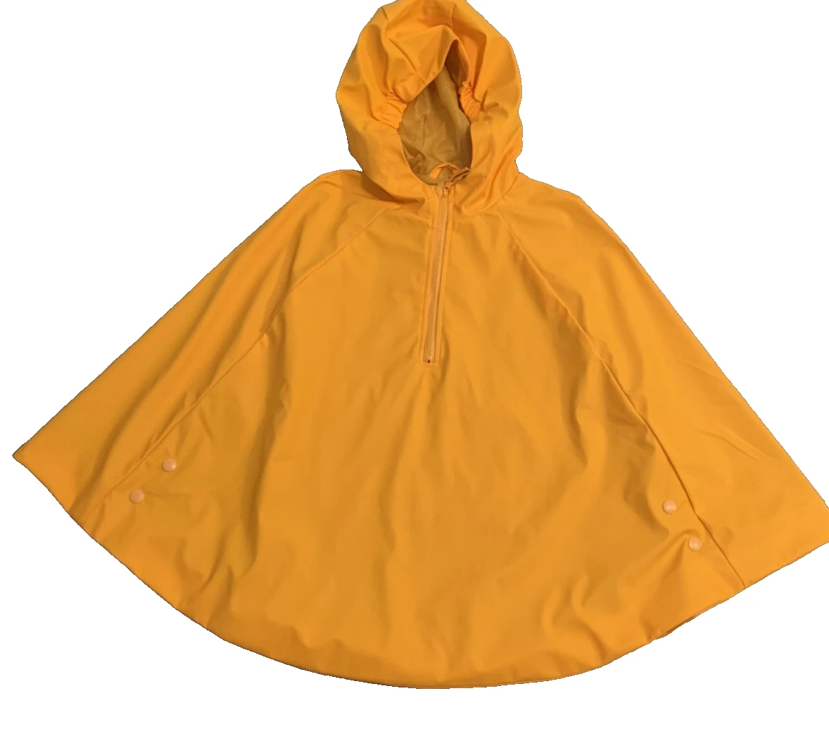 Kids' Adaptive Rain Cape Poncho Jacket Hoodie - Cat & Jack - Yellow - Sz M (8)