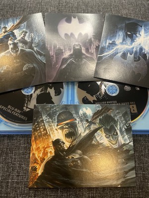 Batman The Dark Knight Returns (Blu-ray)   Discs NM With Poster Cards *No DVD*