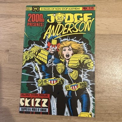 2000AD Presents Judge Anderson #6, John Wagner,Quality Comics, 1985, Pre-Owned.