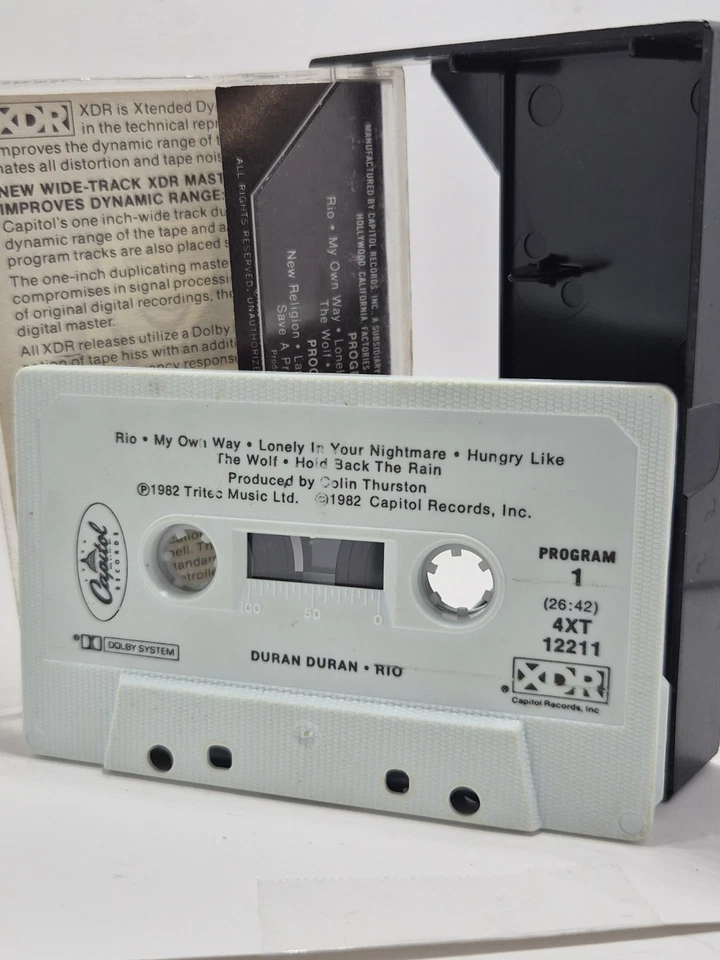 DURAN DURAN Rio Cassette Tape 1982 Tritec Music Foto 3 de 4