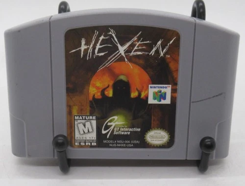 HEXEN GAME FOR NINTENDO 64 N64, ORIGINAL CARTRIDGE ONLY, GT INTERACTIVE