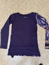 Desigual Mädchen Langarm T-Shirt - Buntes Strick Design