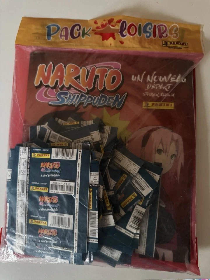 1 Album + 50 pochettes stickers Panini - NARUTO - UN NOUVEAU DÉPART - NEUF - Photo 1/1