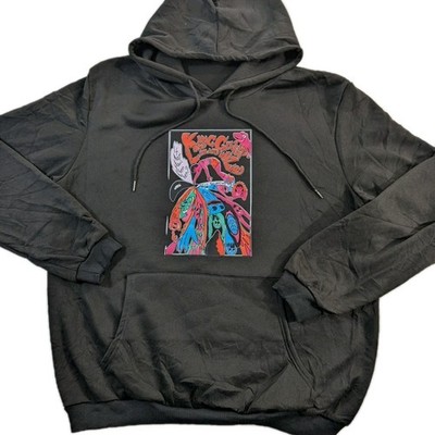 King Gizzard And The Lizard Wizard Black Pullover Hoodie Men's Sz XL 