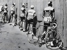 Tour de France Cycling Print, Black and White, Vintage Photography Poster