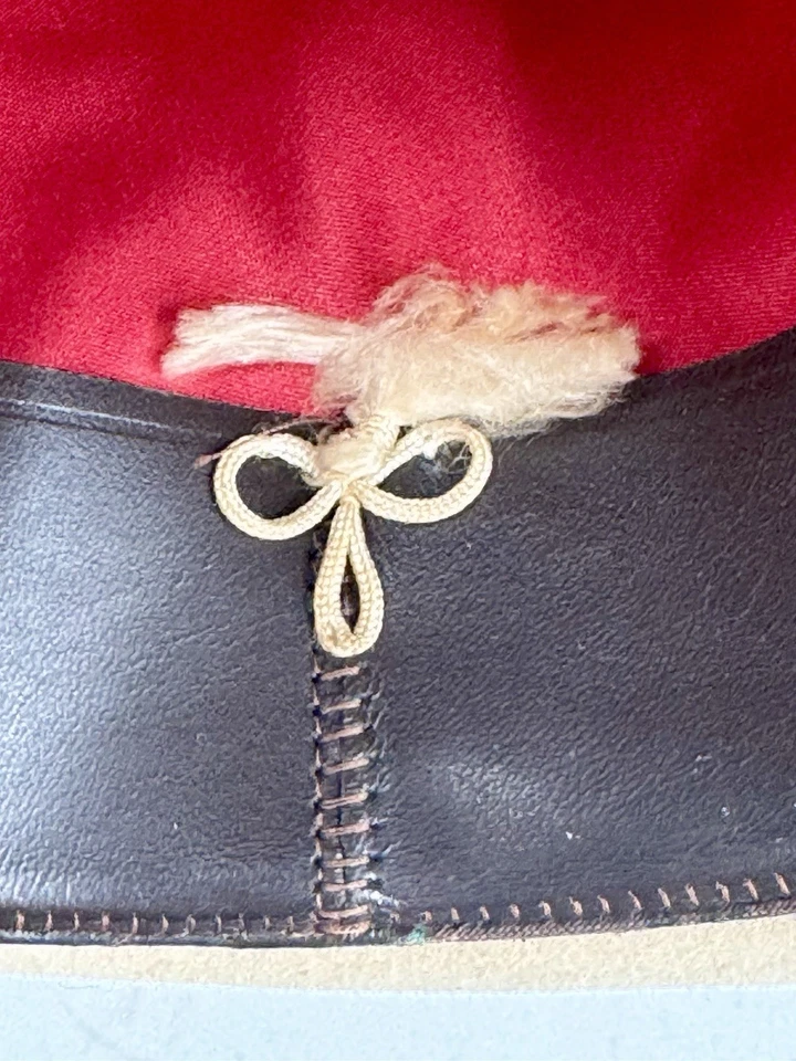 Фетровая шляпа-федора с маркировкой! Булавка и шляпа аукциониста. Настоящий винтажный бархат - Изображение 3 из 4