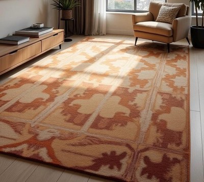 Modern hand tufted designer rug hand tufted large area custom gift woolen rug