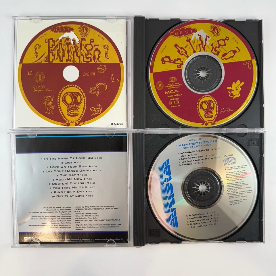 80’s New Wave 6 Cd Lot Oingo Boingo/The Police/The Cars/The Fixx/Robert Palmer Foto 3 de 4