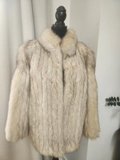 Saga Fox Fur Coat Women, Size S