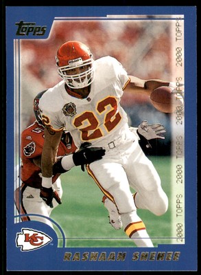 2000 Topps Rashaan Shehee Kansas City Chiefs #192