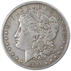 1884 Morgan Dollar VF Very Fine 90% Silver $1 US Coin Collectible