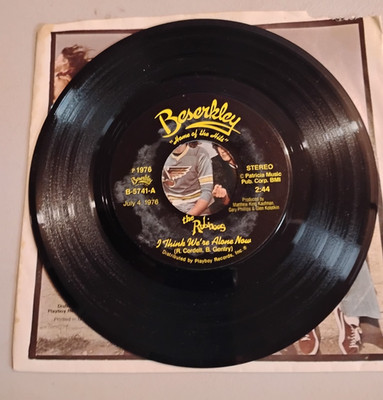 The Rubinoos   I Think We're Alone Now / As Long As I'm With You   7'' 45RPM