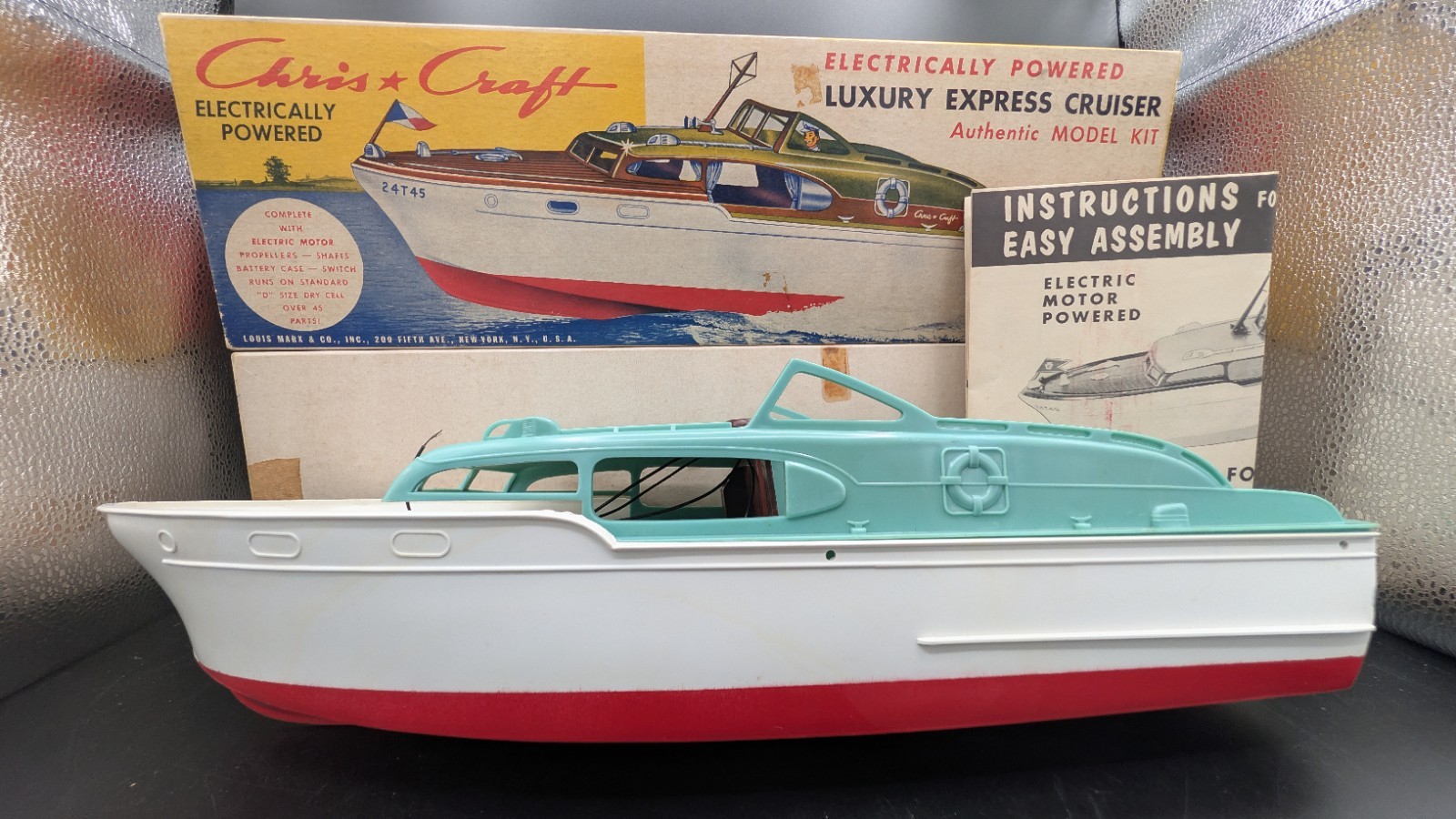 RARE Marx Chris Craft LUXURY EXPRESS CRUISER MODEL KIT In Box!
