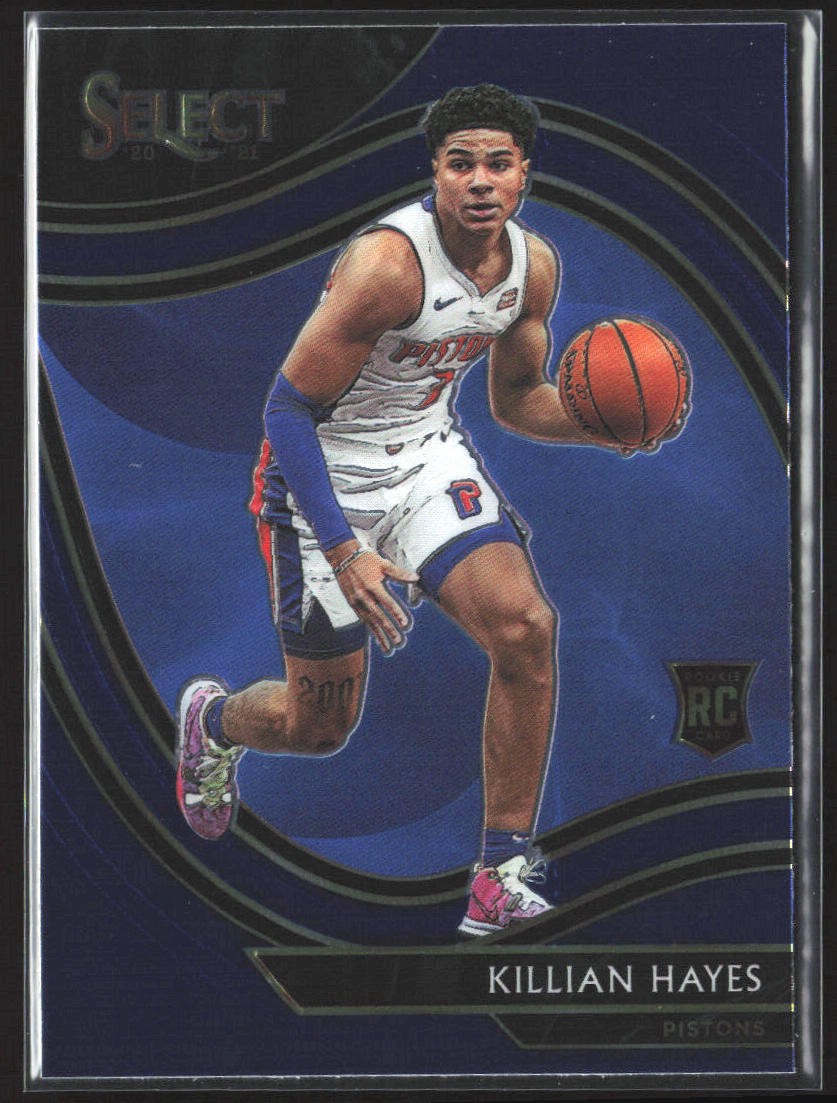 2020-21 Panini Select #294 Killian Hayes Blue