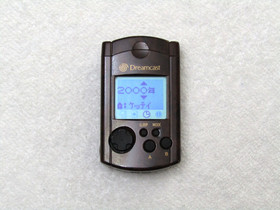 Official Sega Dreamcast Brown Wood Grain VMU Visual Memory Unit Cap HKT-7000 JP