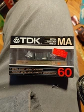 TDK MA 60 Type IV Metal Cassette – Metal Alloy High Coercivity New Sealed