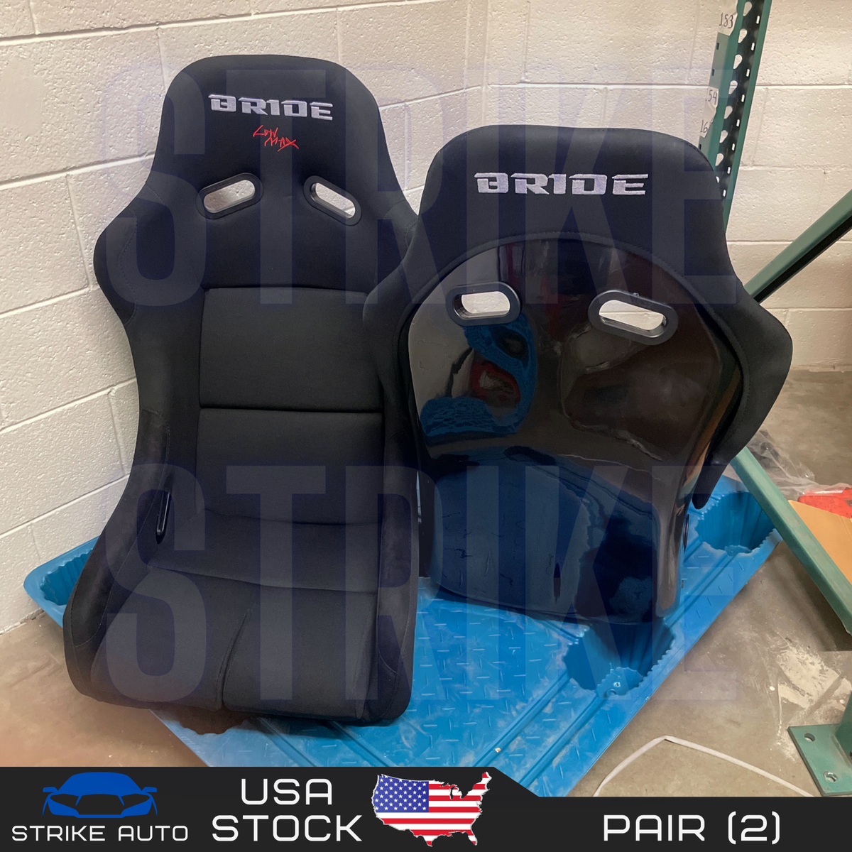 BRIDE VIOS 3 III BLACK Size XL Seats Low Max JDM BUCKET Drift Race