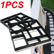 UK Plastic Concrete Molds Garden Backyard Walk Maker Paver Path Mould Easy Clean