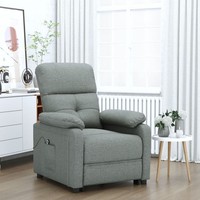 Vidaxl Relaxsessel Elektrisch Dunkelgrau Stoff Neu