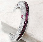 1CT Heat Treated Rubellite Tourmaline 925 Sterling Silver Ring Jewelry Sz 6 MP1 — photo 2