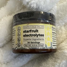 Santa Cruz Paleo Electrolytes Powder with Magnesium Glycinate, Starfruit Flavor