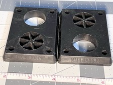 Vintage Skateboard Hard Riser Pads-Spectra One Pair NOS Black Made In USA 80/90s