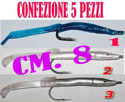 Lot De 9 Sachets D'appâts Artificiels En Gomme Neufs - Pêche