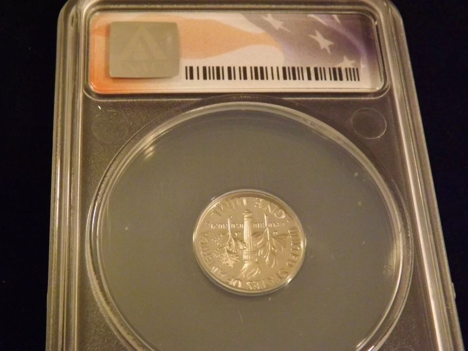 2009 -S     Dime    Flag Label       ANACS     PR 70 DCAM - Image 2 of 2
