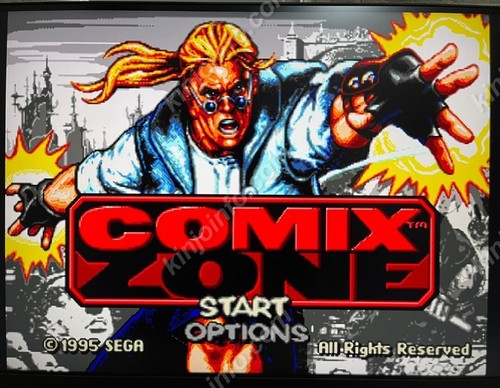 Comics Zone MD European Edition Mega Drive Video games collection Vintage b880 - Picture 9 of 10