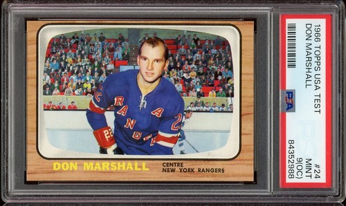 Don Marshall #24 1966 Topps USA Test card