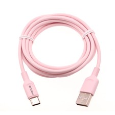 6FT USB-C CABLE PINK CHARGER CORD POWER WIRE TYPE-C FAST for PHONES  TABLETS