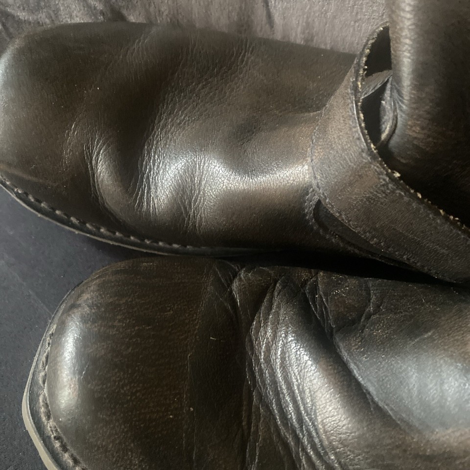 Caterpillar Vern CAT RAW Mens Brown Leather Biker Boots, UK 10 EU 44