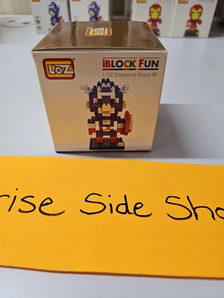 Captain America Micro Block Building Set 190 Pieces LOZ Diamond Block NIB - Image 4 of 4