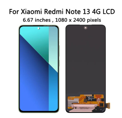 LCD Display Touch Screen Screen Digitizer For Xiaomi Redmi Note13 4G 23129RAA4G