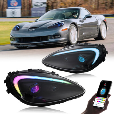 新品★2005-2013 シボレー コルベット C6 LEDヘッドライト ペア s-l400.jpg