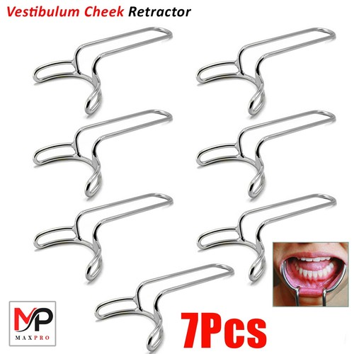 Retractor de mejillas y labios vestíbulo instrumento quirúrgico abridor bucal dental retractor - Imagen 9 de 12