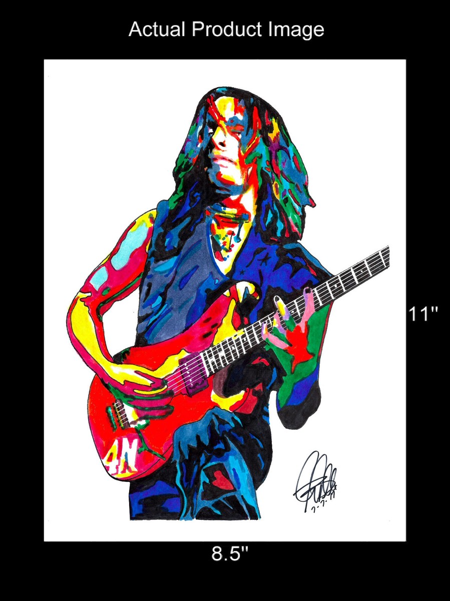 Nuno Bettencourt Extreme Guitar Hard Rock Music Poster Print Wall