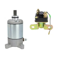 Starter Motor & Relay for Polaris ATV Sportsman 500 Magnum 425 1995-2002 18645