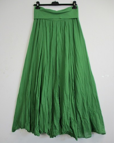 Lagenlook Womens 100% Cotton 1/2 Lined Long Skirt 12 Colours One Size:Regular - Picture 18 of 62