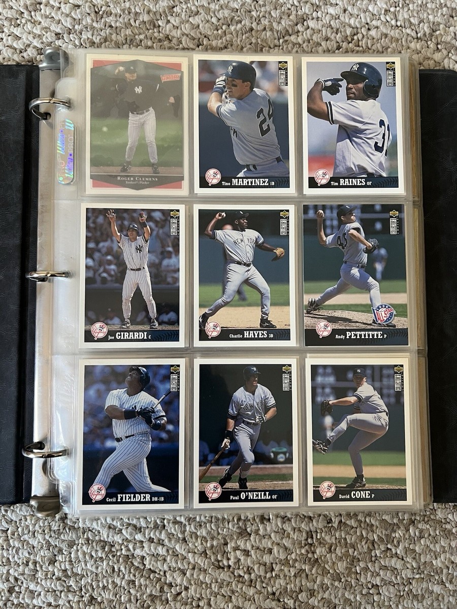 mlb baseball card binder Amazon.com: Baseball Card Binder with Sleeves 900 Pocket, Boston Baseball  Trading Card Holder Collector Album Sports Trading Card 3 Ring Binder  Storage Book Folder Case (Red) : Office Products main image 1