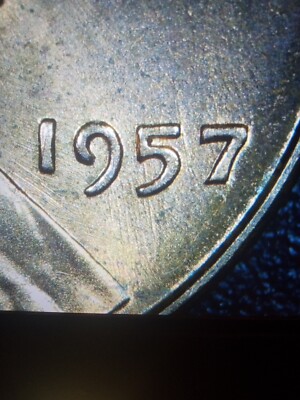 【like】購入不可 Very Rare 1957 Lincoln Wheat Penny. No Mint Mark, error 