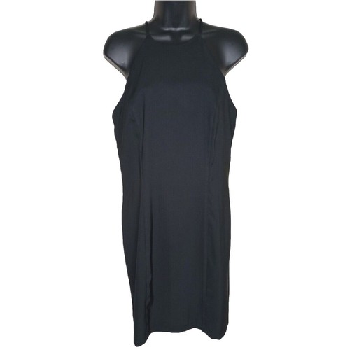 Molly Malloy Elegant Black Lace Sparkle Sleeveless Dress Sz. 12 USA Made |  eBay