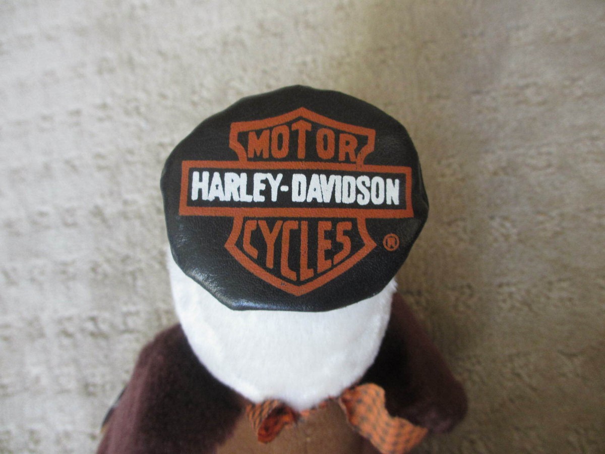 Harley Davidson Motor Cycles Stuffed Plush Biker Eagle Toy Doll